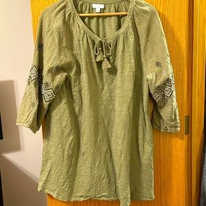 J.Jill Olive Tunic